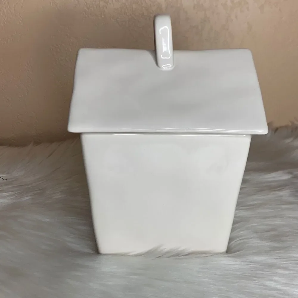 Rae Dunn BLESSED House Cookie Jar Canister